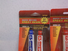 HFT Super Strong Quick Setting Epoxy Lot of 4 Packages