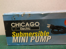 Chicago Electric Submersible Mini Fountain Pump 145 gph 45305