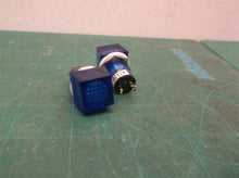 Lot of 2 blue led panel indicator lights 12v