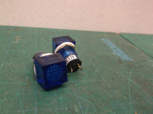 Lot of 2 blue led panel indicator lights 12v