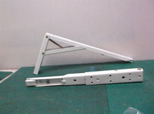 Set of 2 11" long folding shelf brackets white