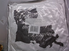 Born On The Bayou Louisiana State Throw Pillow 16x16