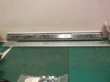 set of 2 19" draw slides white no hardware