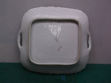 8.5" serving tray with flowers made in Germany