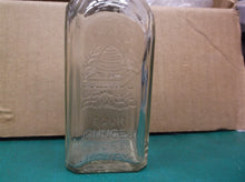 23 GLASS MEDICINE BOTTLE HONEY ACRES 4 OUNCES PURE HONEY W CORK