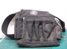 Klein Tools 5720 Powerline Series Electrician Tool Pouch, Black, with belt
