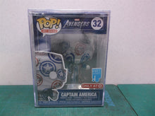 FUNKO POP! Art Series #32 Patriotic Age Captain America Target Ex. w/ Hard Case
