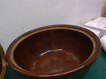 Mar Crest Stoneware Dots and Daisies Brown Oven Proof Casserole Dish 8.5 in Wide