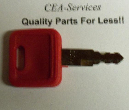 (1) Key Fits John Deere & Hitachi Excavators Case Dozer Fiat New Holland H800 M1