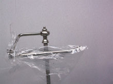 Bathroom Free Standing Toilet Tissue Paper Roll Holder Reserve Satin Nickel