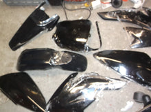 Black Plastic Fender Side Covers Body Kit Set for Honda CRF70 70cc Pit Dirt Bike