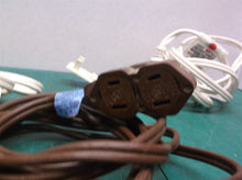 lot of 3 extension cables 2 prong no ground pin