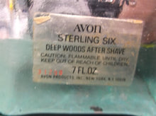 Avon For Men Sterling Six After Shave Cologne Bottle EMPTY