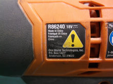 Ridgid R86240B 18V Brushless Oscillating Multi-Tool with sandpaper head