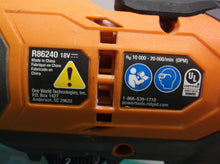 Ridgid R86240B 18V Brushless Oscillating Multi-Tool w sanding head cs21142dm2534