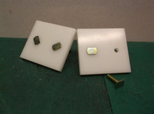 3x3-1/4 t slot jig inserts plastic 2 pc 6 screws 5 knobs