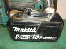 MAKITA XDT13 18V BRUSHLESS IMPACT WRENCH 1/4" DRILL w 4ah bat No Lights on bat