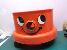Red bucket with wheels from a henry vac nur200