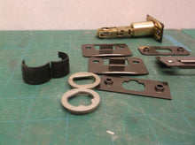 Schlage latch antique pewter with various strikes 2-3/8 2-3/4
