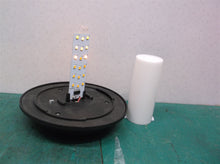 led solar panel group from a pathway light