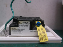 lot of 2 Lutron RA-AD Dimmer Switch with face plates
