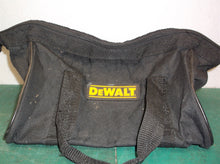 Black Dewalt tool bag 11x8x6