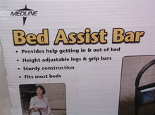 Medline Bed Assist Bar with Storage Pocket for Elderly Adults Getting In/Out