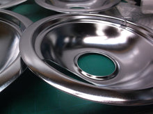 Universal Chrome Drip Pan Set Small Large Electric Range Stove Burner Bowl 4 PK