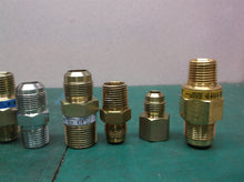 Lot of 8 gas fitting adapters