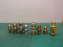 Lot of 8 gas fitting adapters
