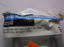 EVERBILT 6 ft Universal Corrugated Dishwasher Drain Hose no clamps