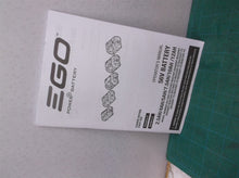 EGO Power Operator's Manual only 56 Volt battery 2.5ah 4ah 5ah 7.5ah 10ah 12ah