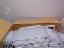 24 Piece Seseno Clear Plastic Airtight Food Storage Container Set
