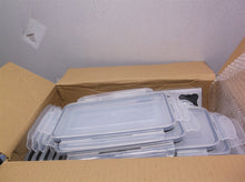 24 Piece Seseno Clear Plastic Airtight Food Storage Container Set