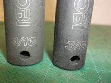 Lot of 2 Ryobi 3/8 drive impact sockets 9/16 & 3/8