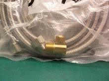 everbilt 5" universal braded dishwasher supply supply line with 2 fittings