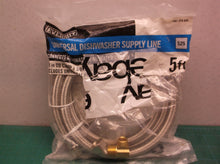 everbilt 5" universal braded dishwasher supply supply line with 2 fittings