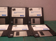 1992 DELL Microsoft Windows 3.1 on 3.5" Diskettes, 8 Floppy Disks (Kit PN 27920)