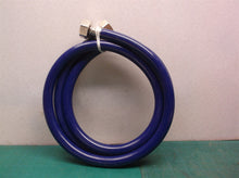 Blue Rubber Washing Machine Inlet Hose PVC Covered Braided Hose, cold water