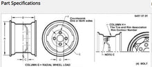 GY22455 John Deere ZTRAK Rear Rim (10 X 7) Z355E Z355R Z365R Z375R