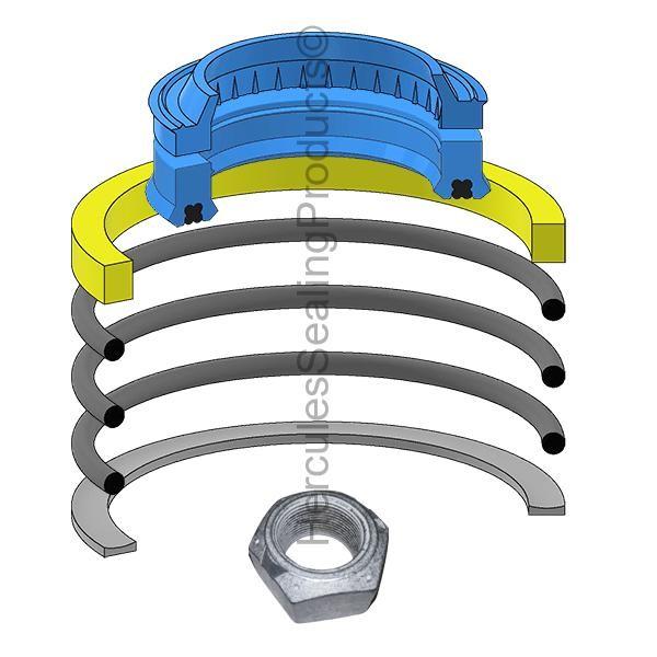 6596126 Dipper Arm Cylinder Seal Kit Fits Bobcat 811