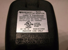 Westcott KA12D090100045U 9VDC 1000mA Swingline Stapler AC Adapter