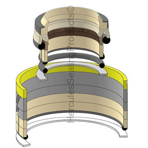 329-12100002 Boom Cylinder Seal Kit Fits Kato HD1250 V