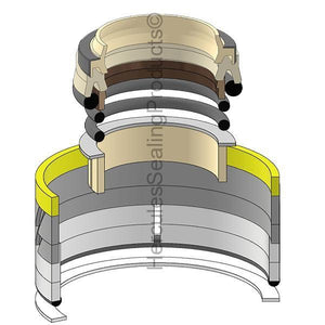 329-23890000 Bucket Cylinder Seal Kit HD700 HD720