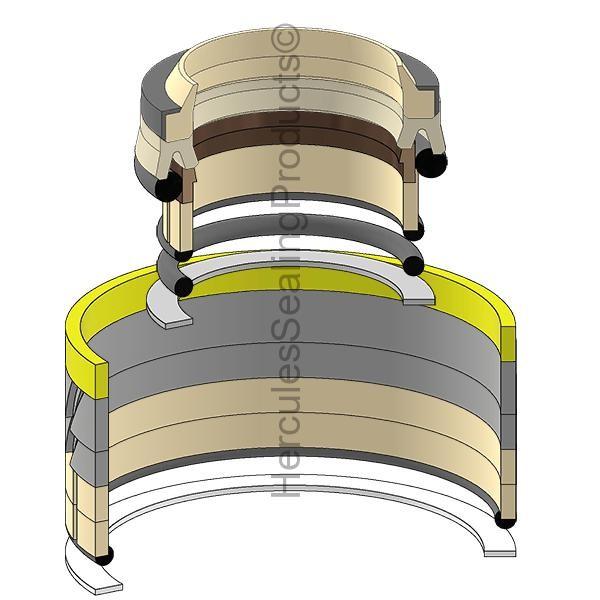 329-24190002 Boom Bucket Cyl Seal Kit Fits Kato HD1250