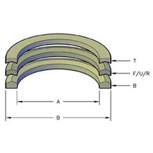 VR17505B VR-1-3/4 x 2-3/8 Individual Vee Ring/Adaptor
