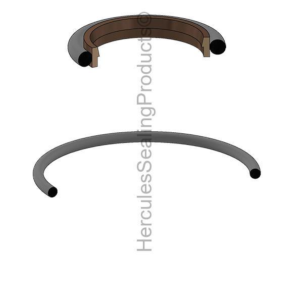 R45P0050D12 Hydraulic Cylinder Buffer Ring Fits Kobelco 110 mm