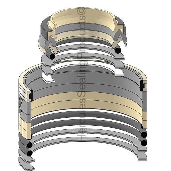 YX01V00008R700 Offset Cylinder Seal Kit Fits Kobelco SK115SR SK135SR