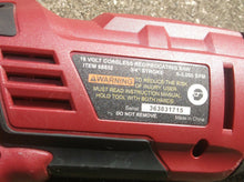 Chicago Electric 18V Cordless Reciprocating Saw No Battery No Charger Tested