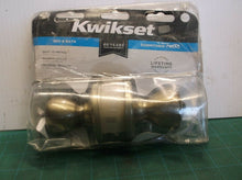 Kwikset Bed & Bath Door Knob Antique Brass